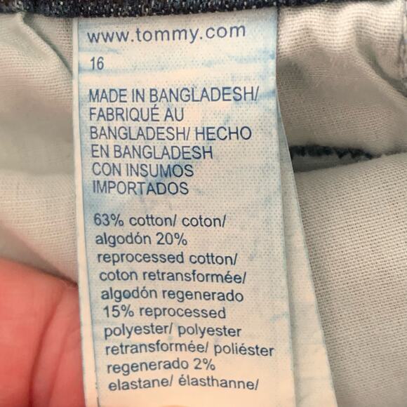 Tommy Hilfiger Women's High Rise Slim Ankle Jeans Cotton Denim Blue Size 33 - Picture 12 of 12